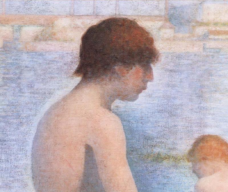 Georges Seurat Detail of Bather